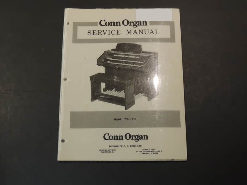 Conn Model 700-710 Service Manual [Three Wave Music] image 1