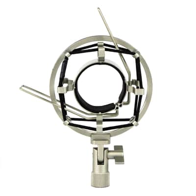 Silver Shock Mount fits Audio-Technica AT4040, AT4050, AT4050ST, AT4060 image 2