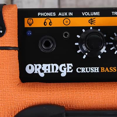Orange CRUSH BASS 25 Electric Bass Guitar Amplifier 25 Watt 1 x 8 Combo Amp image 4