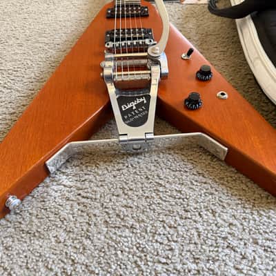 2016 Gibson Flying V Faded Natural (Lonnie Mack Tribute) image 3