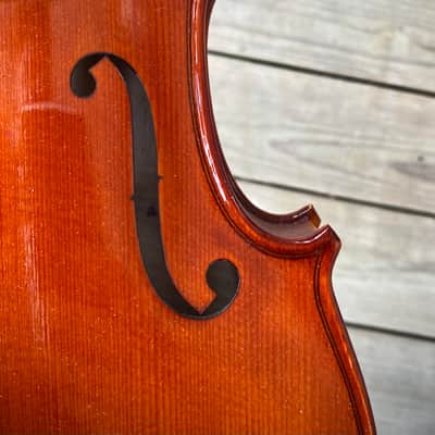 Nicest Cremona Chinese Violin I’ve Seen 4/4 2-Pc Flamed Back. Nice Fittings! image 6