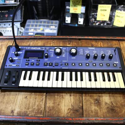 Novation MiniNova 37-Key 18-Voice Synthesizer 2012 - Present - Blue image 2