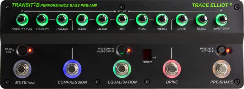 Trace Elliot Transit B Preamp Bass Effects Pedal image 1