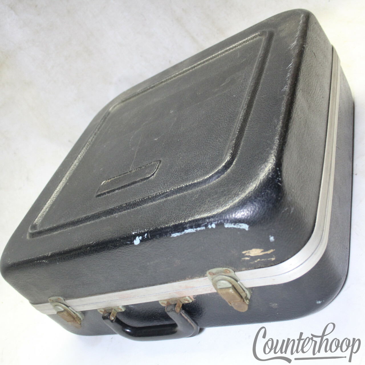 5.5x14"Snare Drum Case Vintage Plastic Square Hard Shell Protection — main photograph