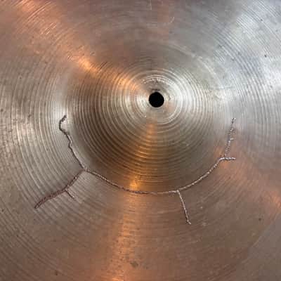 Restored Zildjian 22" A. Zildjian '60s Stamp Ride Cymbal 1960s - Traditional image 2