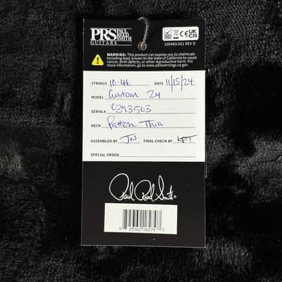 PRS Paul Reed Smith Custom 24 Blacktop w/case image 14