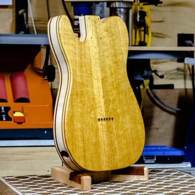 Iroko and Maple Tele Body / Iroko & Ash Tele image 2