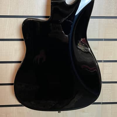 Duesenberg Paloma D6 Baritone Black Sparkle Electric Guitar Gigbag image 12