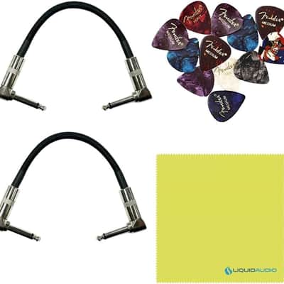 Tech 21 SansAmp VT Bass DI Pedal Bundle w/ 2x Strukture Patch Cables, 12x Guitar Picks & Liquid Audio Polishing Cloth CS-VTB-DI image 6