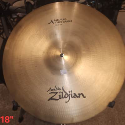 Zildjian 18" A Series Medium Thin Crash Cymbal 2013 - Present - Traditional image 2