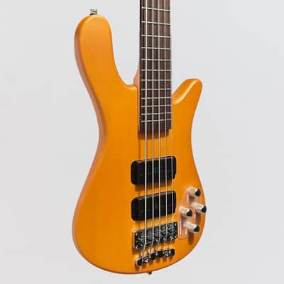 Warwick Rockbass Streamer Standard 5-String Electric Bass Guitar - Honey Violin image 2