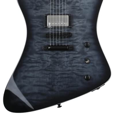 ESP LTD Phoenix-1000 QM Electric Guitar - See-thru Black Sunburst image 1