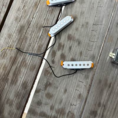 Fender Squier Gibson Epipone Pickup Lot Humbucker Single Coil Strat Stratocaster  - Chrome electric guitar lot project parts, Caster image 10