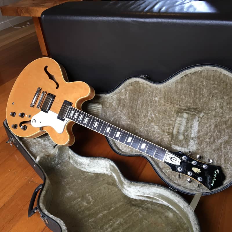 Epiphone Riviera 1984 Natural | Reverb Canada