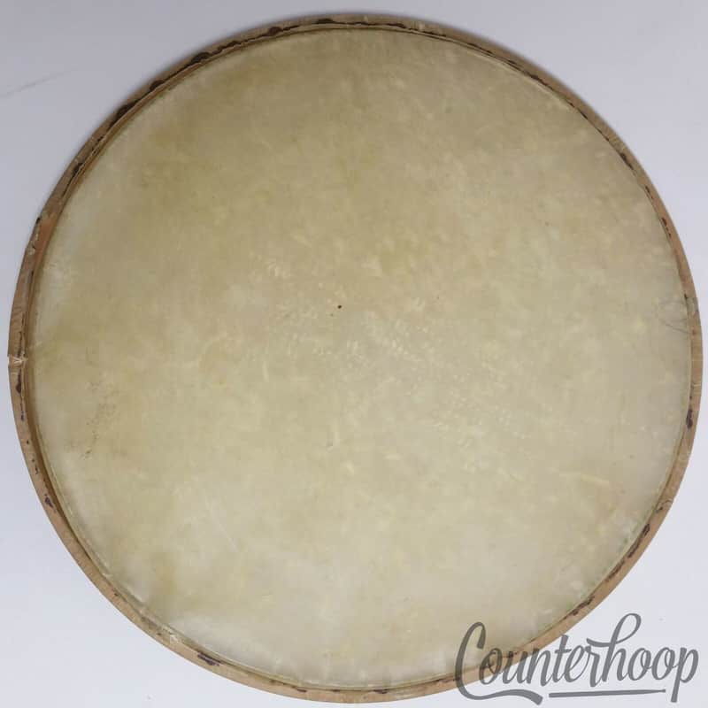 *Gretsch 14" Calf Skin Snare Drum Resonant Head Vintage 50s Transparent USA* image 1