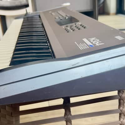 Korg N364 61-Key Music Workstation 1990s - Gray image 2