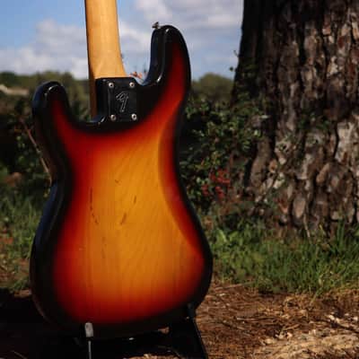Fender Precision Bass Rosewood Fretboard 1977 | Sunburst image 24