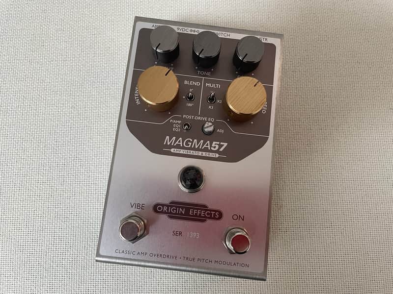 Origin Effects MAGMA57 Amp Vibrato and Drive 2020 - Silver image 1