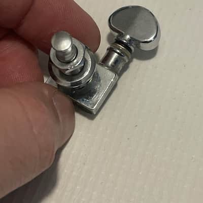 1980's Era Grover USA Mini Rotomatic Chrome Guitar 6 In Line Tuners Tuning Pegs Machine Heads image 9
