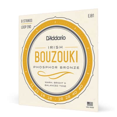 D'Addario Irish Bouzouki Strings EJ81 GDAD tuning image 4