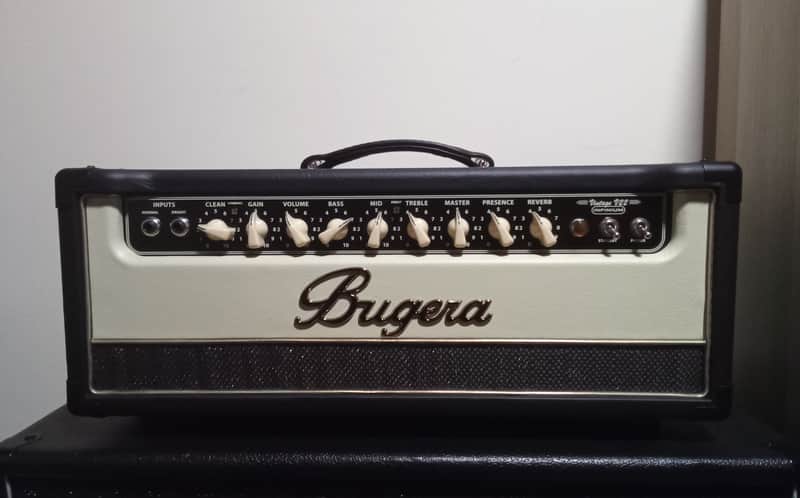 Bugera V22HD INFINIUM 22W 2-Channel Tube Amp Head 2010s - 2-Tone Black and Cream image 1