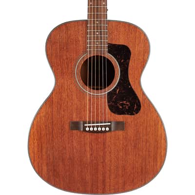 Guild OM-320 Natural Orchestra Model Acoustic Guitar - Solid Mahogany Top image 1