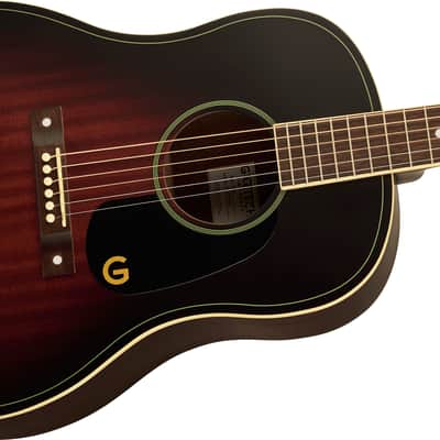 Gretsch Jim Dandy Dreadnought Black Pickguard Deep Cherry Burst image 5