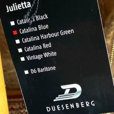 DUESENBERG Julietta Catalina Blue incl. Gigbag + 3,335 kg image 10