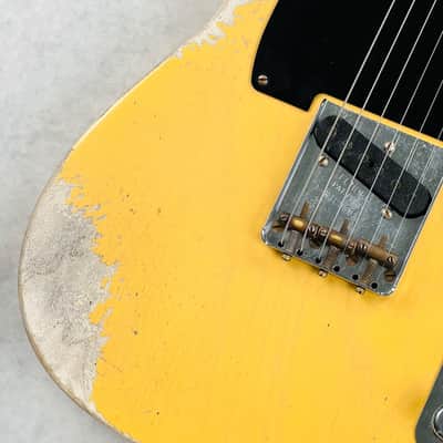 Fender Custom Shop Limited '50s Esquire Heavy Relic Secret Agent 2022 - Aged Nocaster Blonde image 4