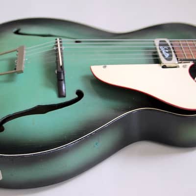 1960's Egmond Lucky 7 Greenburst - Recovered and upgraded image 6
