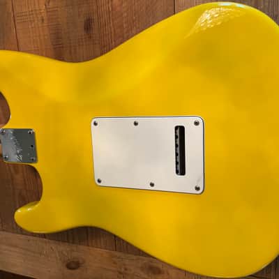 Fender Strat Plus Lace Sensors TBX Wilkinson SPLIT NUT Sperzels 1989 - Graffiti Yellow image 7