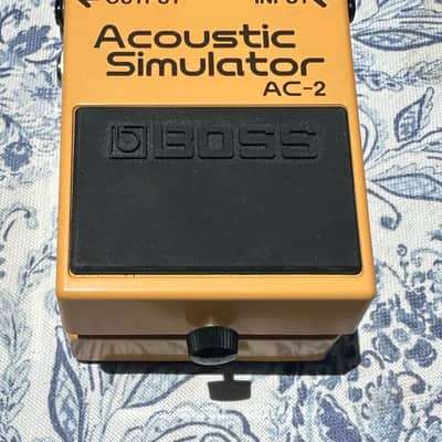 Boss AC-2 Acoustic Simulator (Silver Label) 1997 - 2006 - Yellow image 1