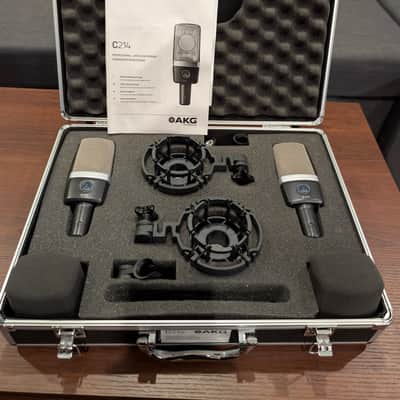 AKG C214 Stereo Matched Pair | Reverb Canada