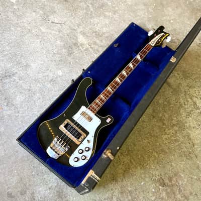 Rickenbacker 4001 Bass guitar 1978 Jetglo original vintage USA ric image 6