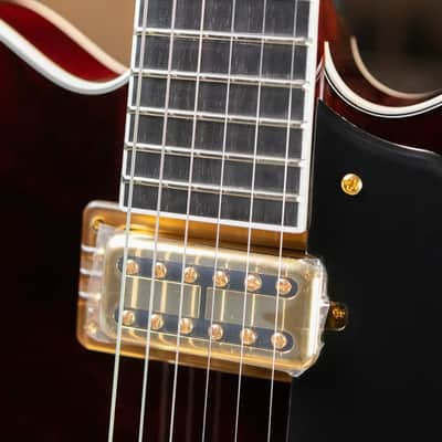 Gretsch Limited Edition Abbey Road Studiomatic Hollow Body with Bigsby Electric Guitar - Classic Walnut Stain with Hardshell Case image 9