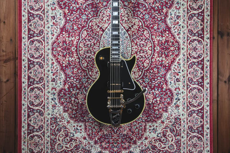 Gibson Custom Shop Historic 1954 Les Paul Custom 2002 - Ebony with Gold Hardware image 1