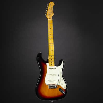 J & D ST Vintage Deluxe (3-Colour Sunburst) - Electric Guitar image 9