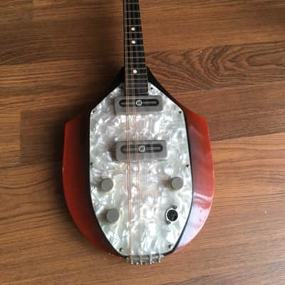 Orfeus Mandolin 1960 Red burst image 7