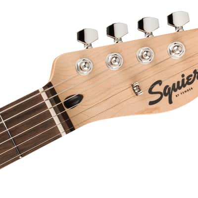 Squier Guitar Electric - Sonic Series Telecaster, Laurel Fingerboard, White Pickguard, Canary Yellow image 5