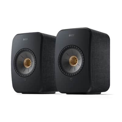 KEF LSX II Wireless HiFi Speakers - Carbon Black (Factory Sealed Pair) image 2