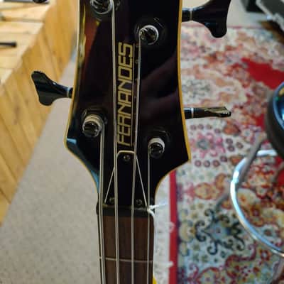 Fernandes PJ 4 String Bass Natural Gig Bag Free Shipping! image 3