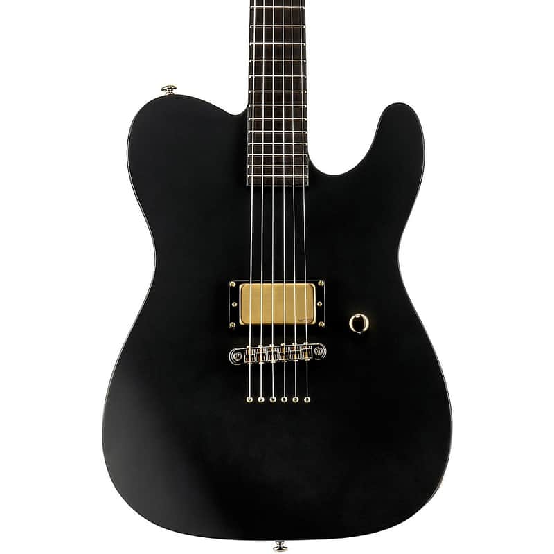 ESP LTD Alan Ashby AA-1 Electric Guitar Regular Black Satin image 1