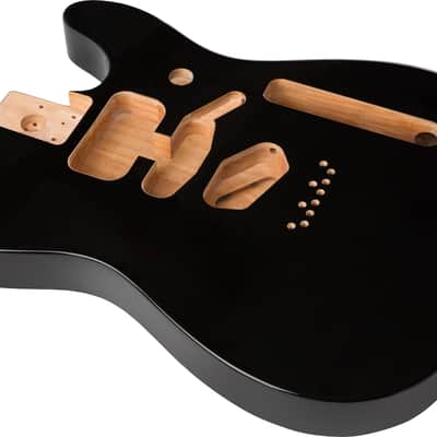 Fender Deluxe Series Telecaster SSH Alder Body Modern Bridge Mount, Black image 5