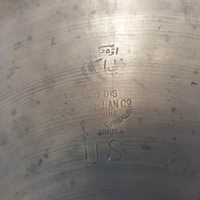 Zildjian 12" Heavy Top Hi-Hat US Military Issued 884gr 1930s image 5