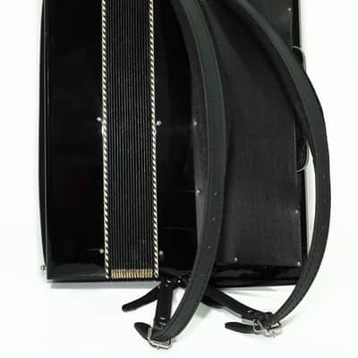 Hess Klingenthal Vintage Accordion 120 Bass, made in Germany, Lightweight Old Original Piano Accordion, New Straps, 2617 image 10