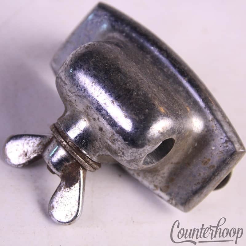 Ludwig Standard Floor Tom Leg/L-Arm/Bass Drum Spur Mount Chrome Wing-Nut 60s-70s image 1