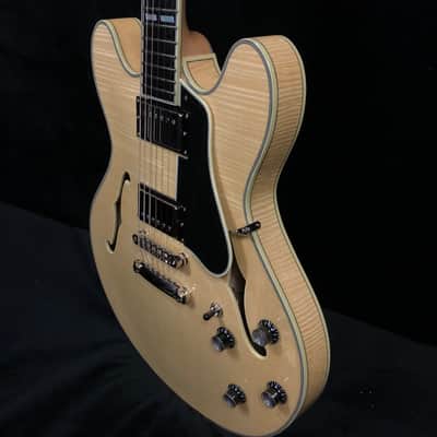 2018 Eastman T486 Blonde #0858 Archtop Electric Semi-Hollow Guitar image 3