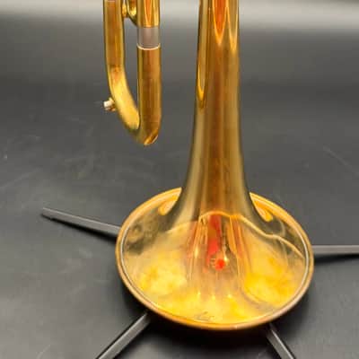 Harrelson Bravura V Bb Trumpet | 1GLT Lightweight Gold Brass Bell | VGR | Raw Brass image 2