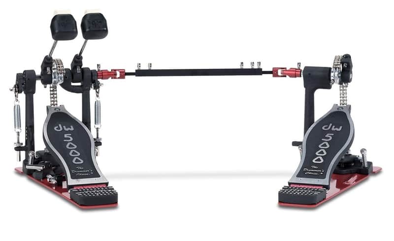 DW Delta II Lefty Turbo Double Bass Drum Pedal w/ Case image 1