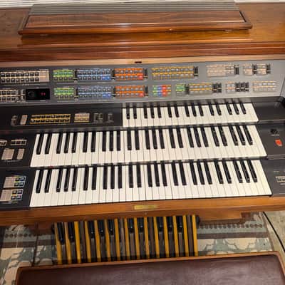Yamaha Electone FX-20 Organ (Late 1980s–Early 1990s) – Brown image 3
